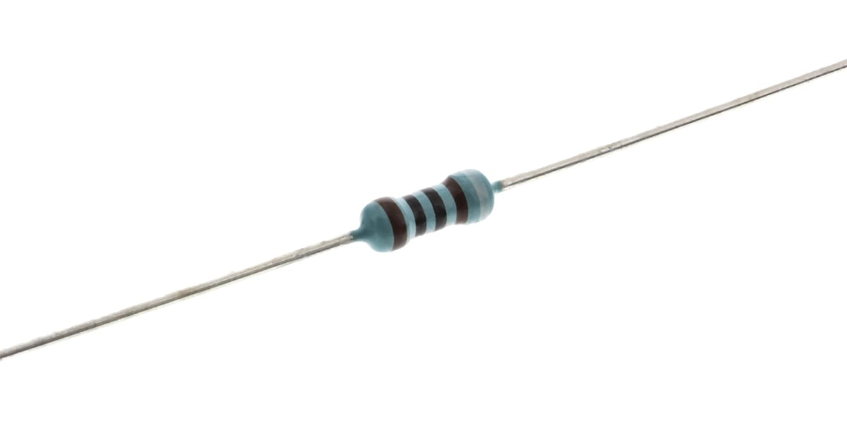 Product image for METAL FILM RESISTOR,910R 0.6W