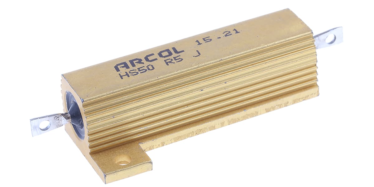 Product image for HS50 AL HOUSE WIREWOUND RESISTOR,R5 50W