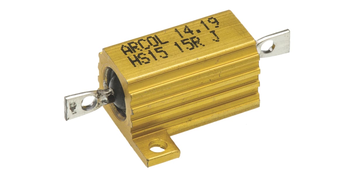 Product image for HS15 AL HOUSE WIREWOUND RESISTOR,15R 15W