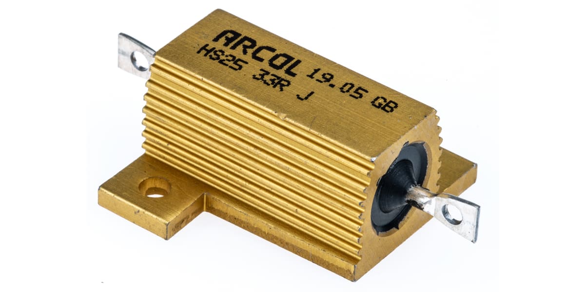 Product image for HS25 AL HOUSE WIREWOUND RESISTOR,33R 25W