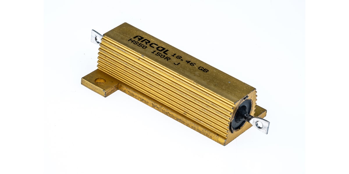 Product image for HS50 AL HOUSE WIREWOUNDRESISTOR,150R 50W