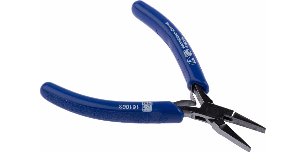 Product image for ESD Flat nose plier 120mm