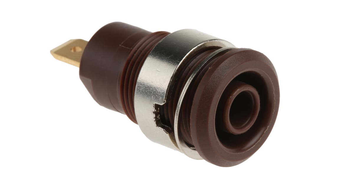 Product image for 4mm Safety Socket SLB4-F Brown