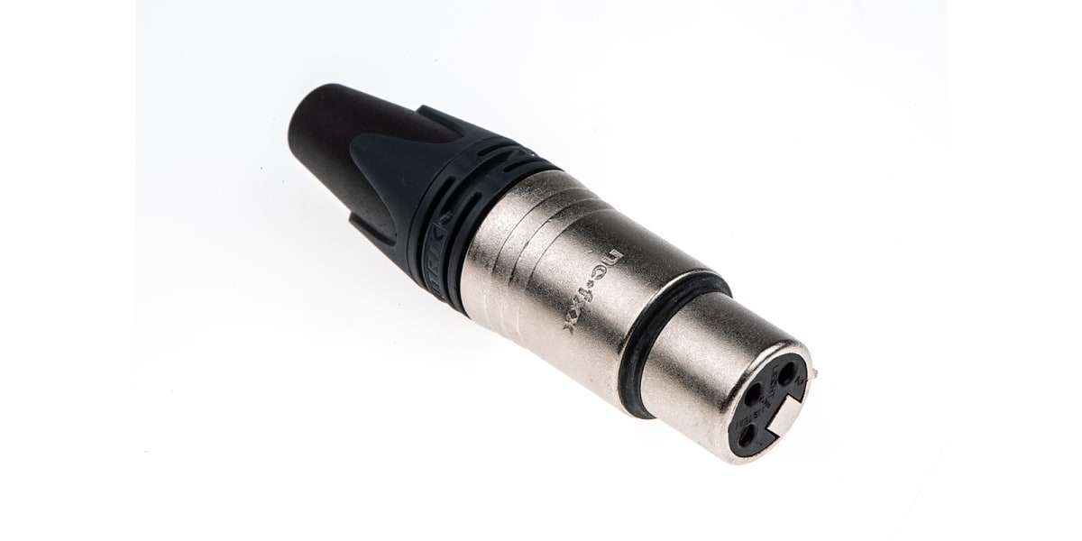 Product image for 3-POLE FEMALE XLR CABLE CONNECTOR