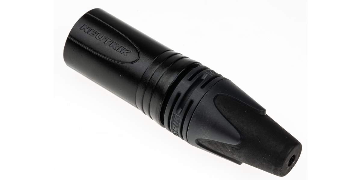 Product image for 3-POLE MALE XLR CABLE CONNECTOR-BAG