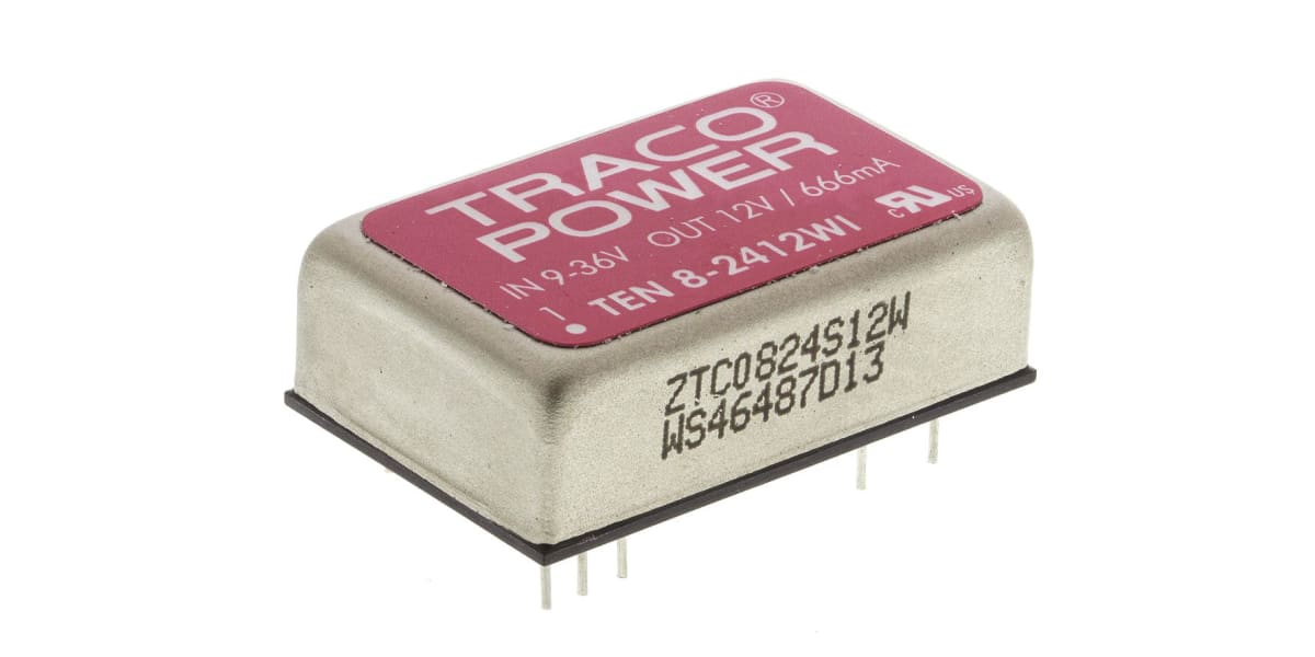 Product image for TEN8-2412WI regulated DC-DC,12V 8W