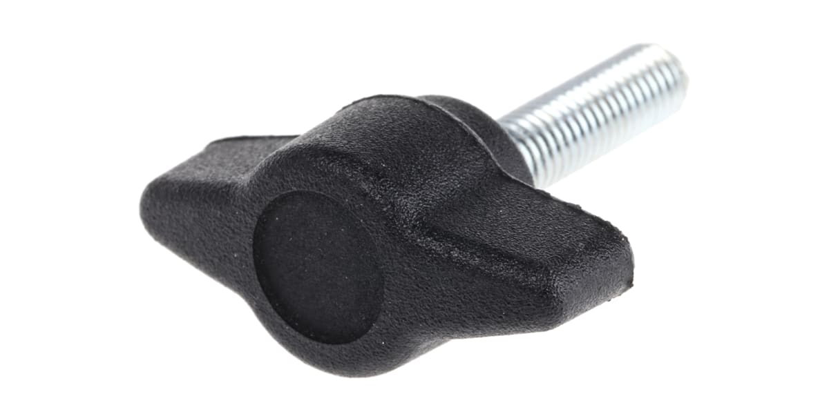 Product image for Impact resistant male wing knob,M5x20