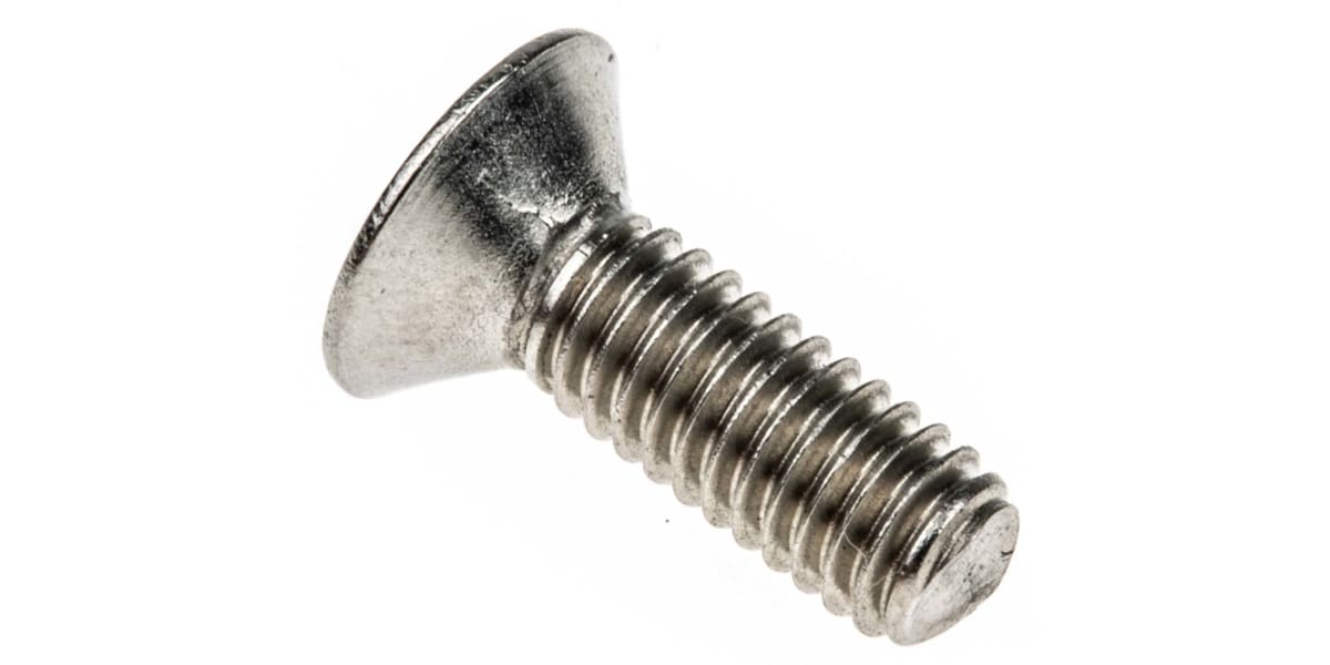 Product image for A2s/steel hex skt csk head screw,M4x12mm