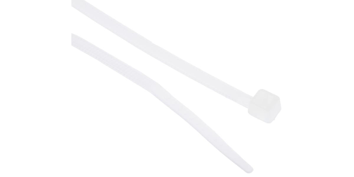 Product image for Cable tie, 100x2.5mm white