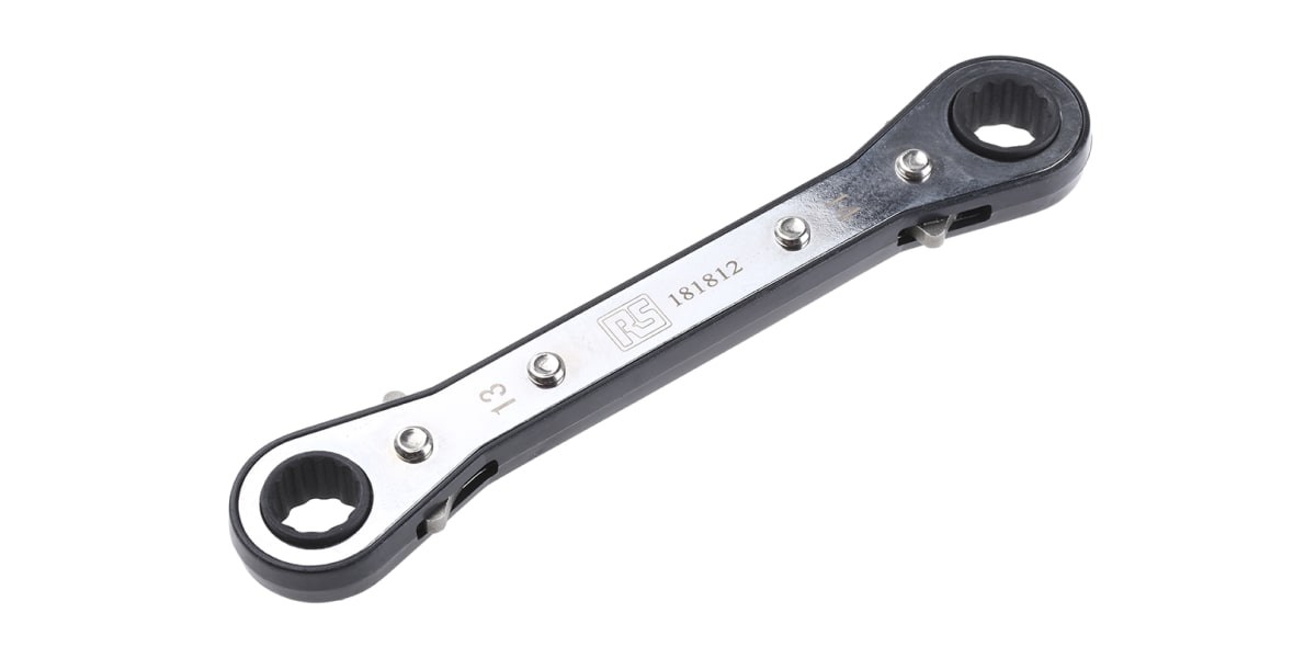 Product image for Ratchet ring spanner,13x14mm A/F