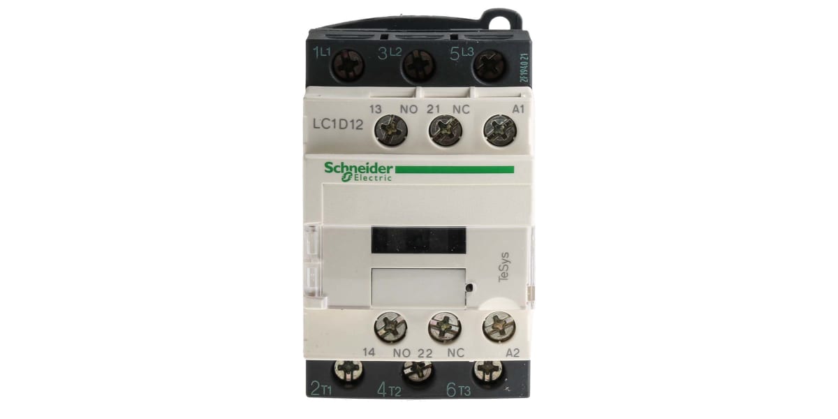 Product image for CONTACTOR 12A 1NO+1NC 240V 50/60HZ