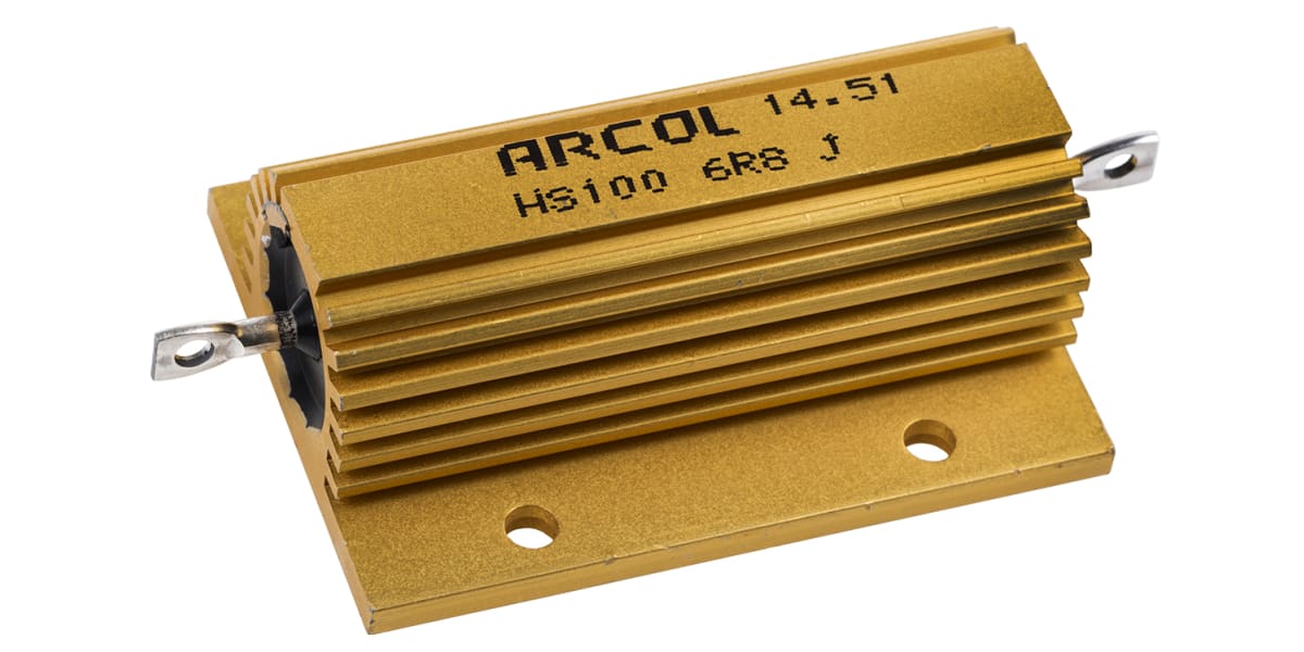 Product image for HS100 WIREWOUND RESISTOR,6R8 100W