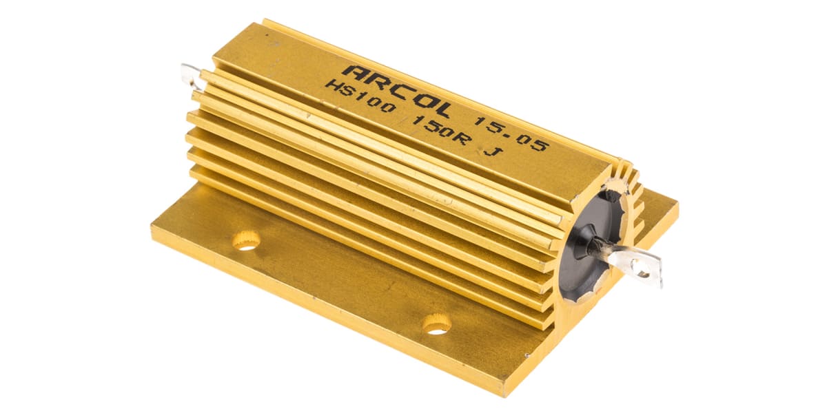 Product image for HS100 WIREWOUND RESISTOR,150R 100W