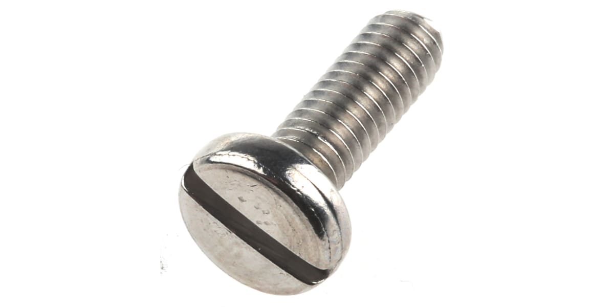 Product image for A4 s/steel slot pan head screw,M4x12mm