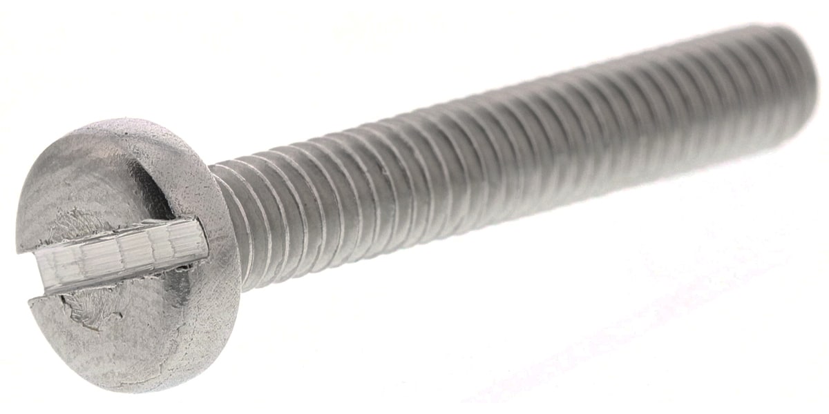 Product image for A4 s/steel slot pan head screw,M4x25mm