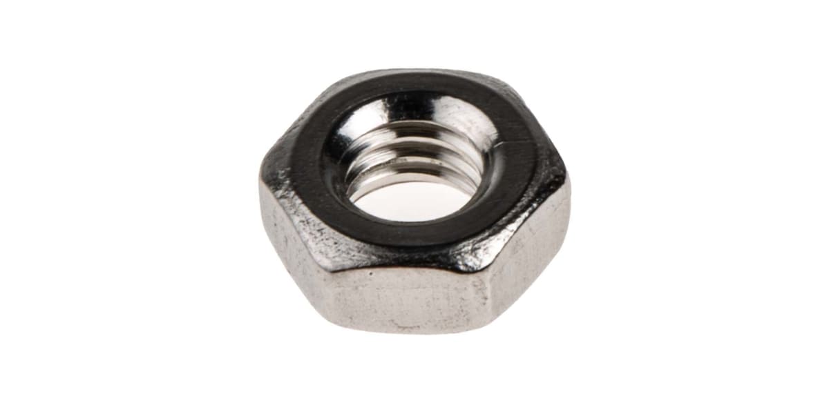 M4 Hex Nut Nickel Plated, M4 Nuts, Metric M4 Hex Nuts