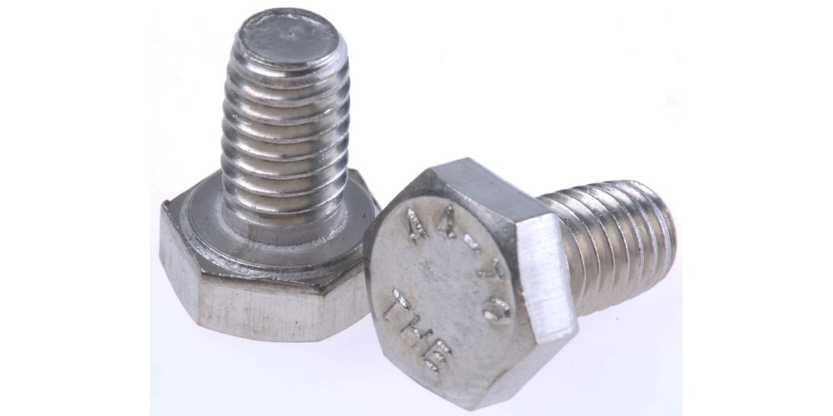 Product image for A4 s/steel hexagon set screw,M6x10mm