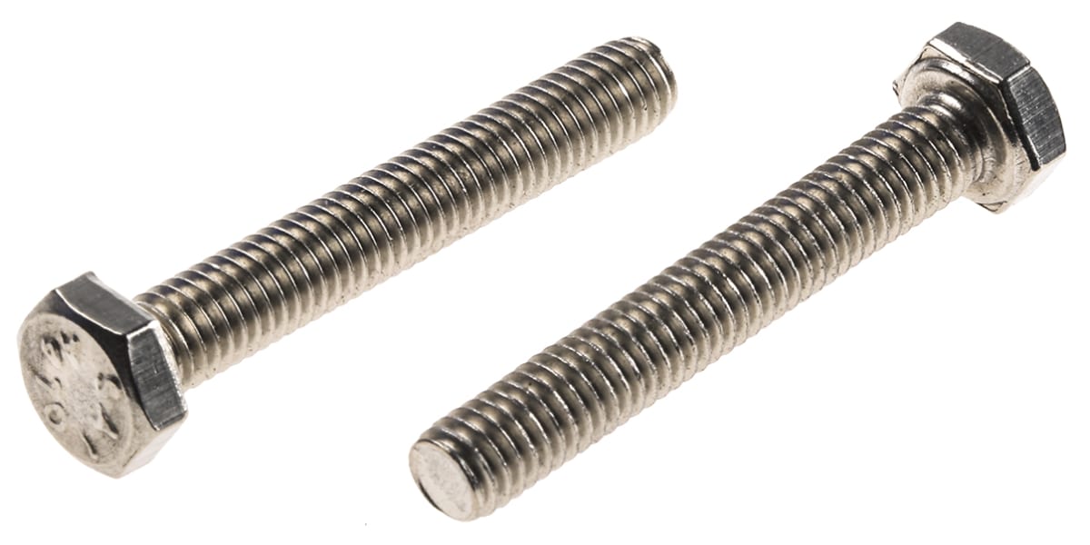 Product image for A4 s/steel hexagon set screw,M6x40mm