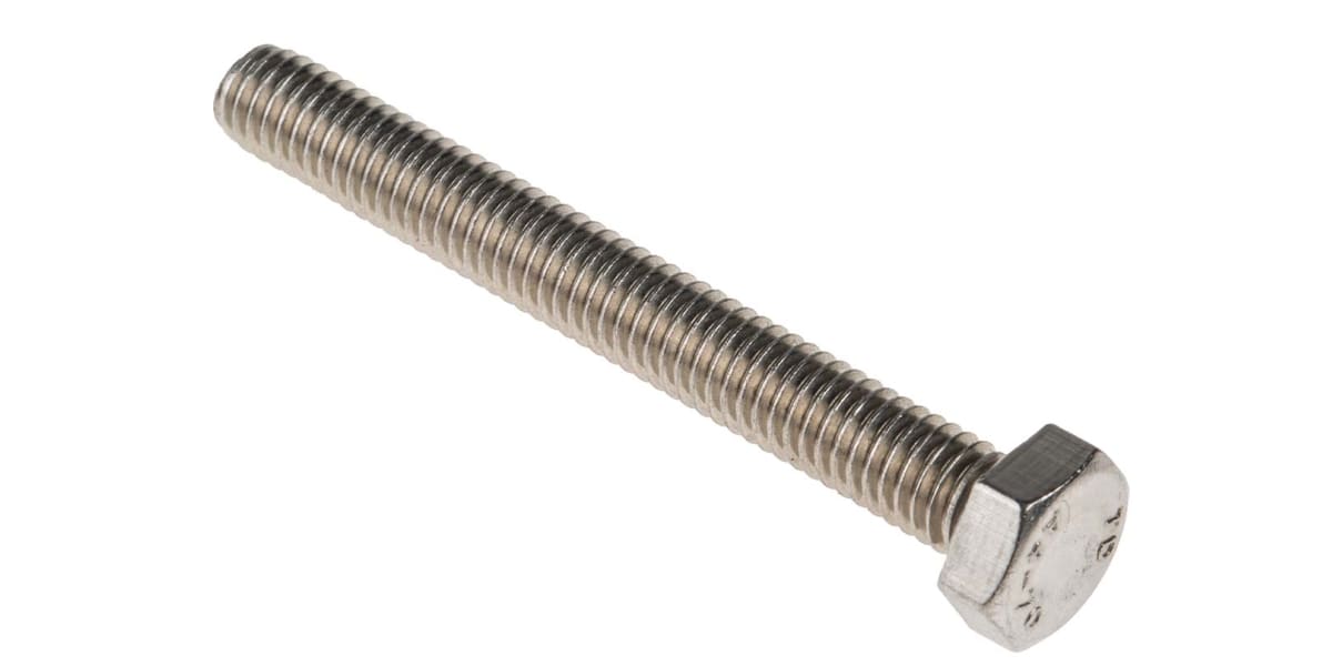 Product image for A4 s/steel hexagon set screw,M6x50mm