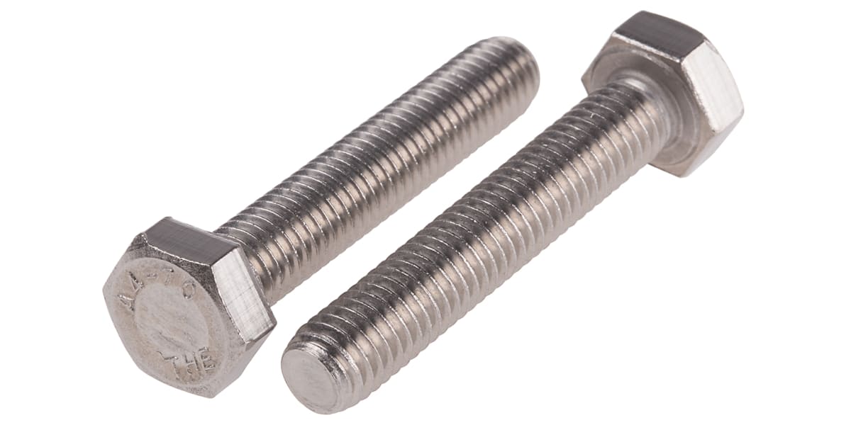 Product image for A4 s/steel hexagon set screw,M8x45mm