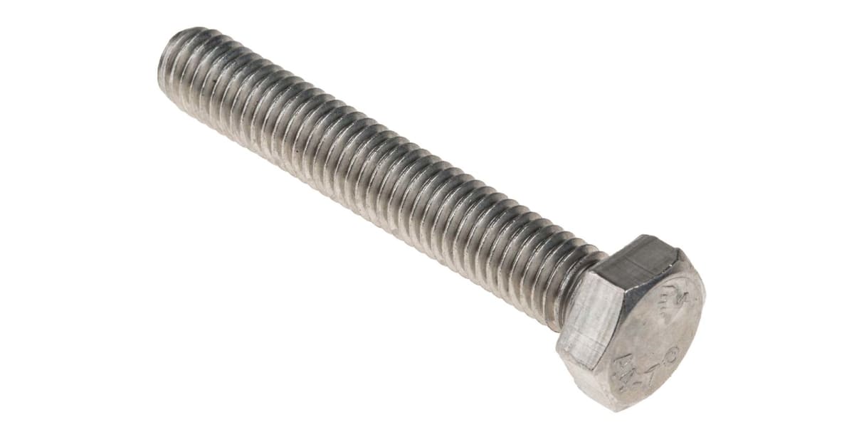 Product image for A4 s/steel hexagon set screw,M8x50mm