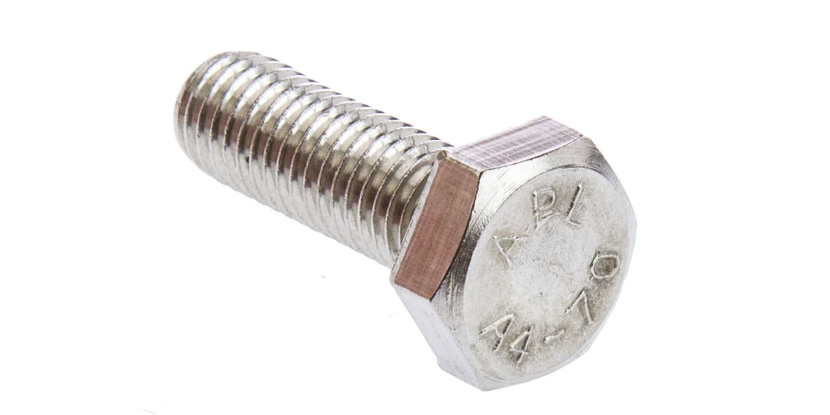 Product image for A4 s/steel hexagon set screw,M10x30mm
