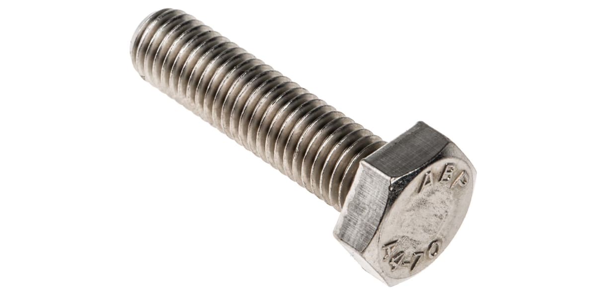 Product image for A4 s/steel hexagon set screw,M10x40mm