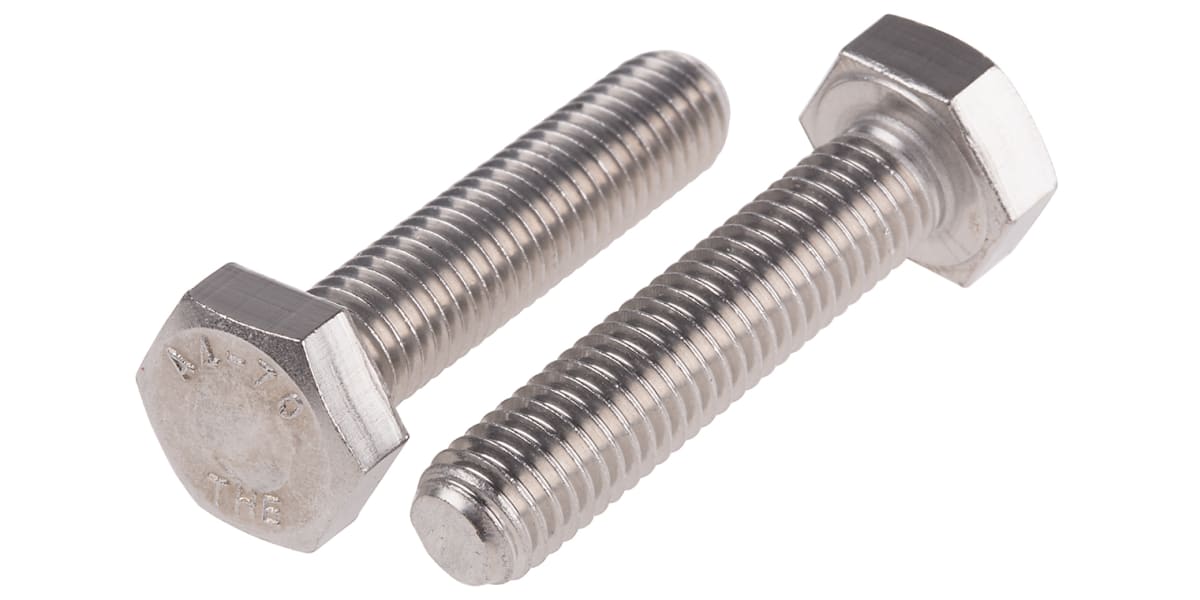 Product image for A4 s/steel hexagon set screw,M10x45mm