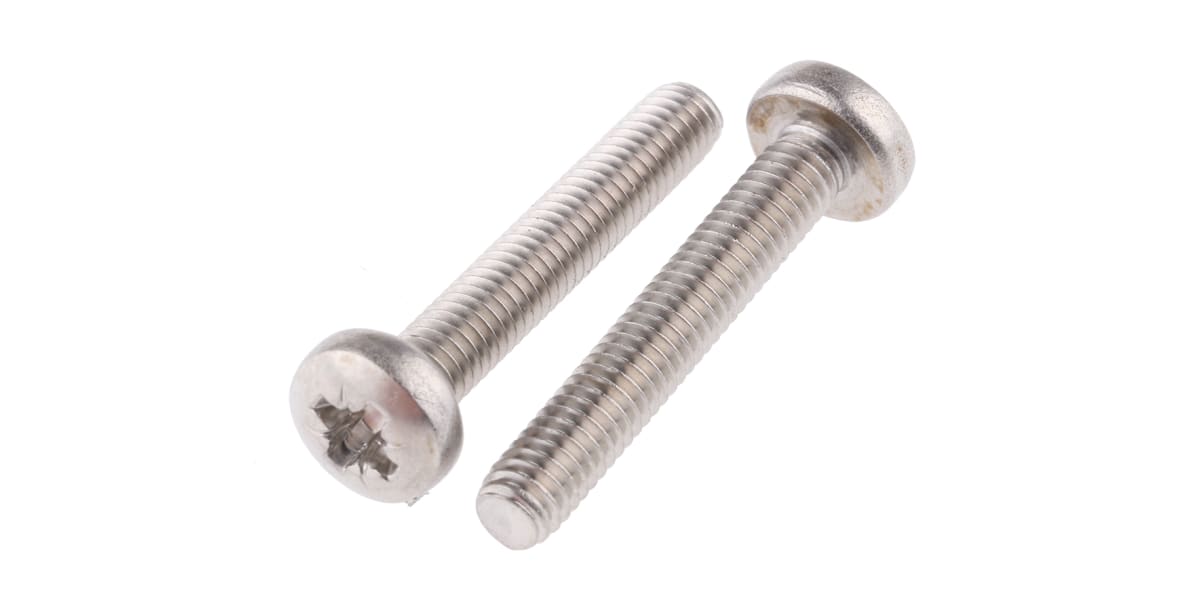 Product image for A4 s/steel cross pan head screw,M4x25mm