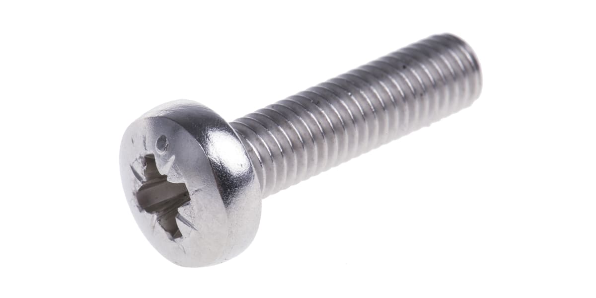 Product image for A4 s/steel cross pan head screw,M5x20mm