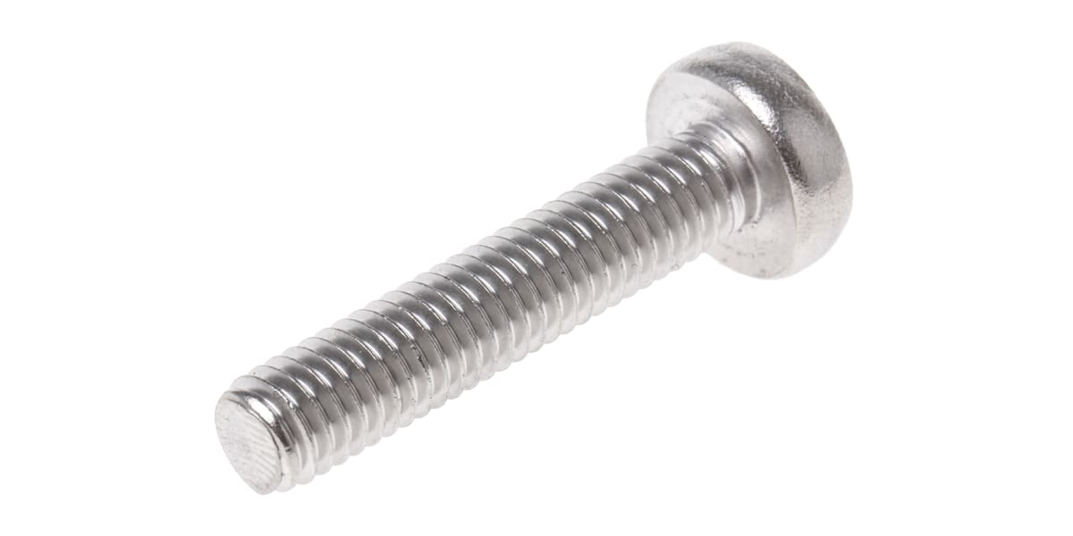 Product image for A4 s/steel cross pan head screw,M6x30mm