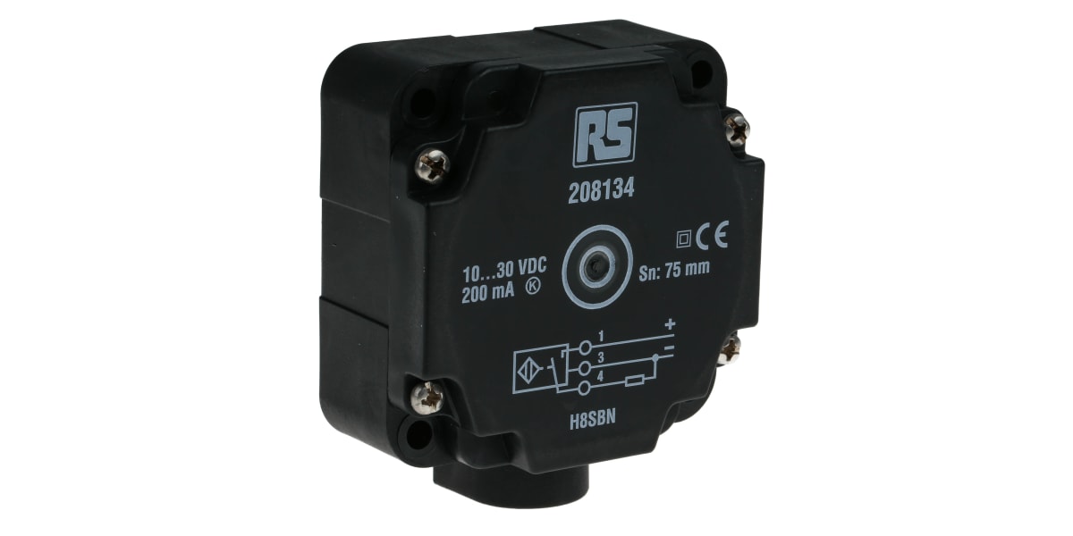 Product image for RS factor1 80x80 block sensor, non-flush