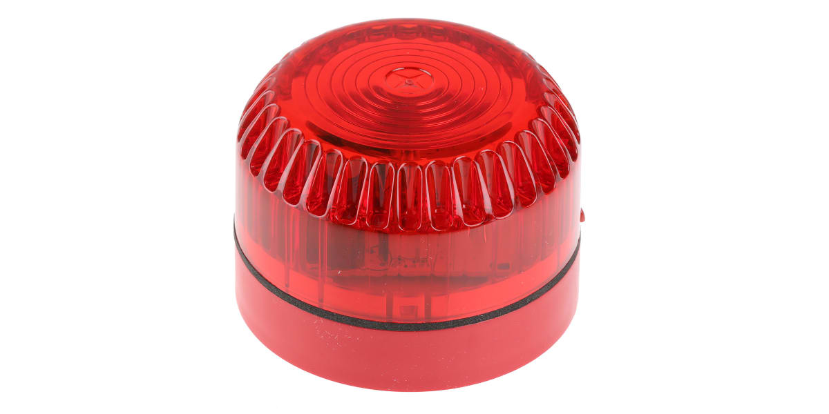 Product image for Fulleon Solex Red Xenon Beacon, 9 → 60 V dc, Flashing, Surface Mount