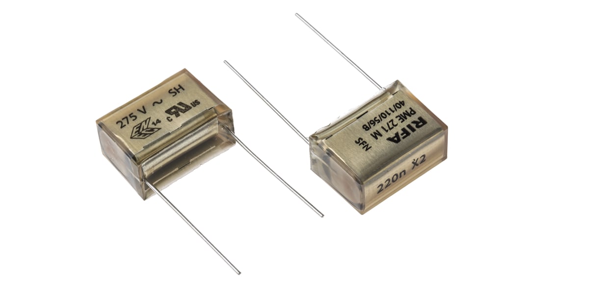 Product image for PME271M capacitor,220nF 275Vac 20.3mm