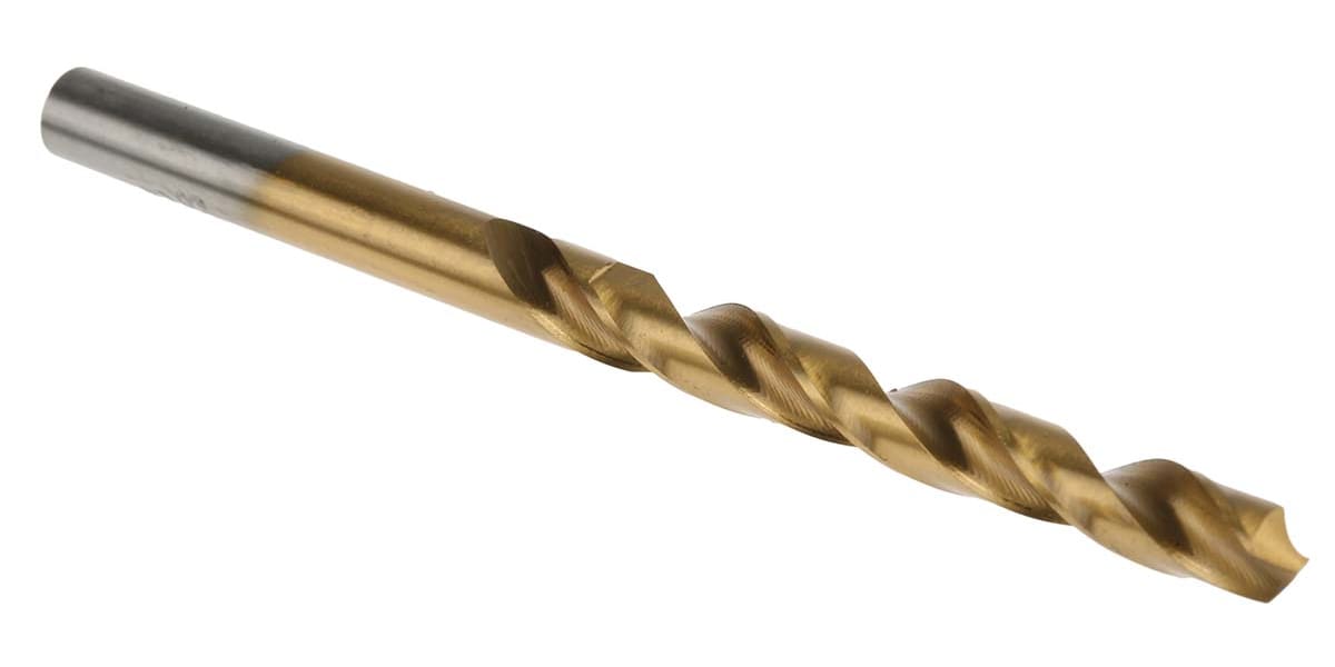 Product image for TiN coated HSS drill,5.3mm dia