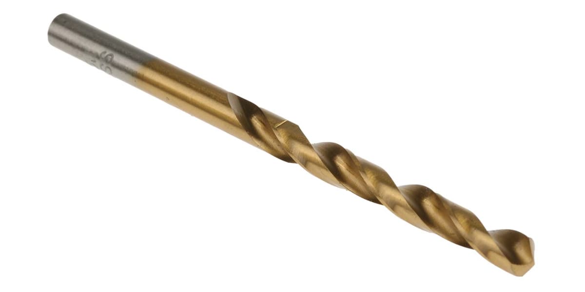 Product image for TiN coated HSS drill,5.1mm dia