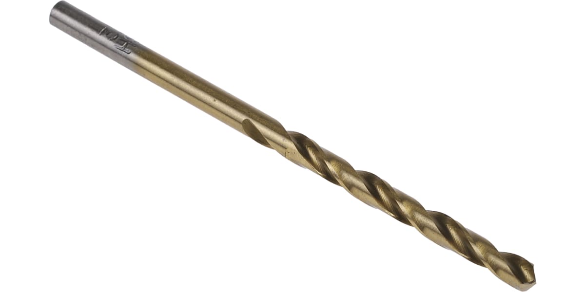 Product image for TiN coated HSS drill,3.5mm dia