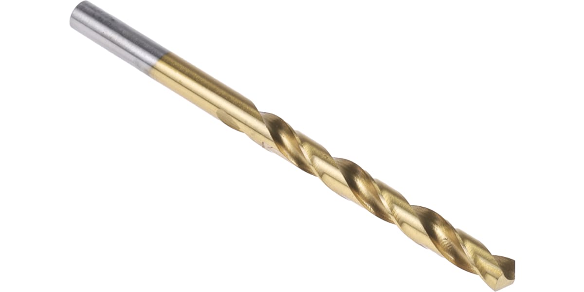 Product image for TiN coated HSS drill,6.0mm dia