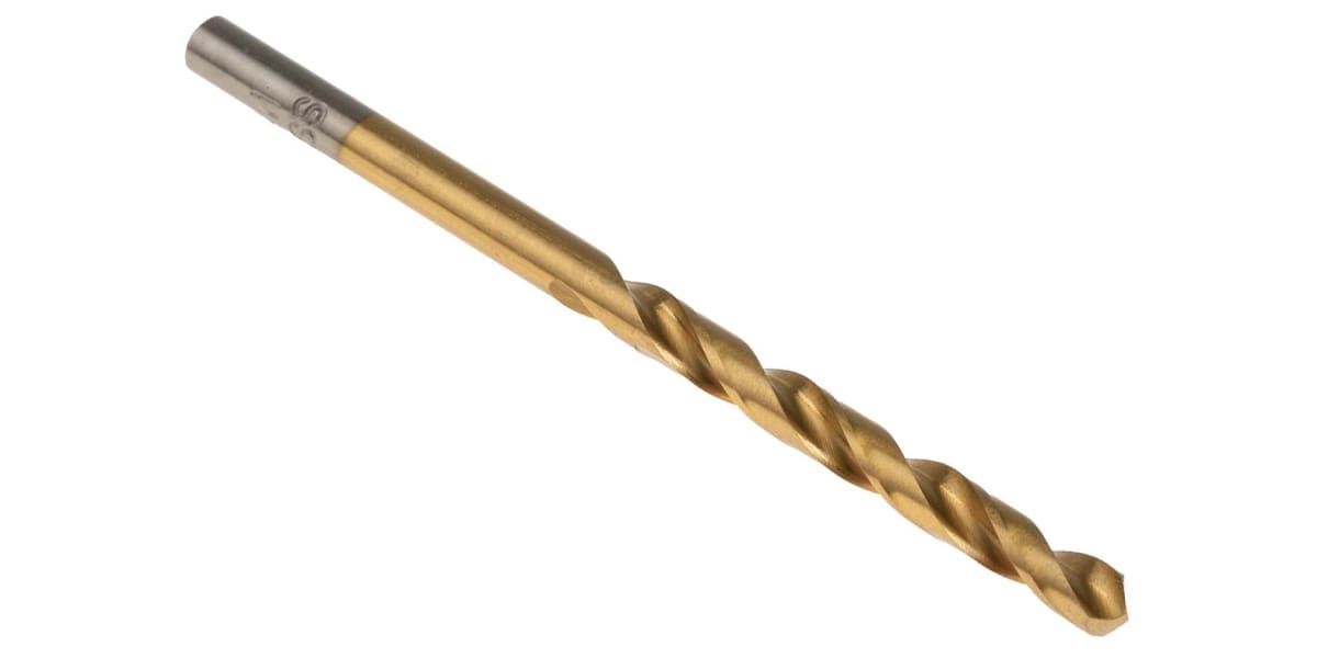 Product image for TiN coated HSS drill,4.1mm dia