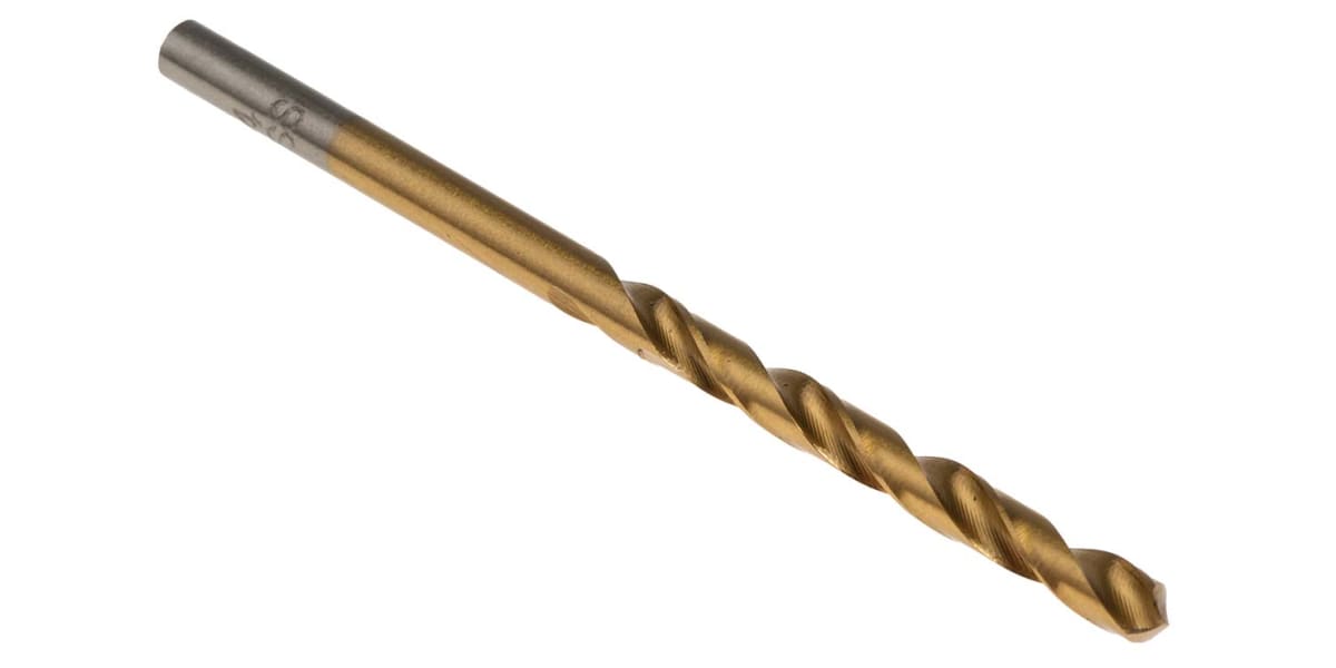 Product image for TiN coated HSS drill,4.0mm dia