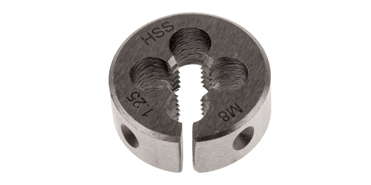 Product image for Die M8x1.25mm pitch, stock size 1"