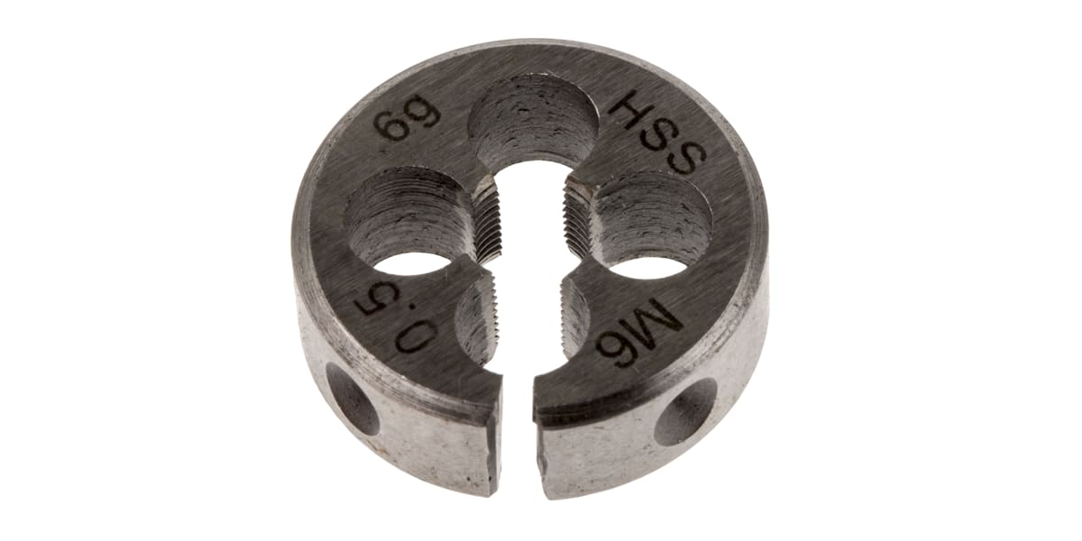 Product image for Split die HSS M6x0.5mm