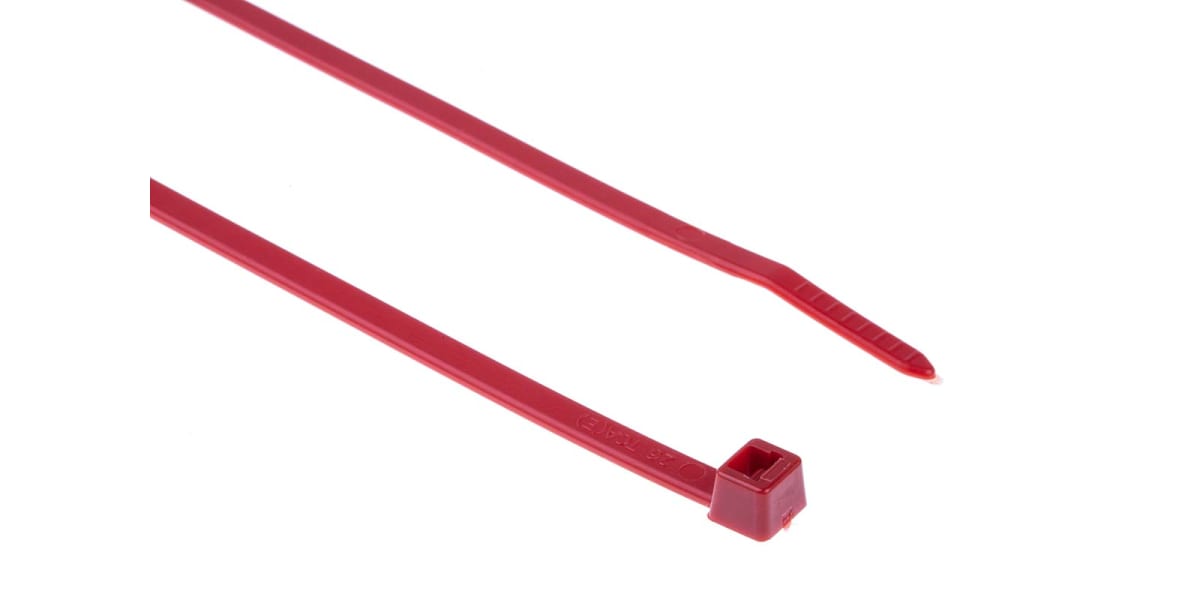 Product image for Red nylon cable tie 390x4.6mm