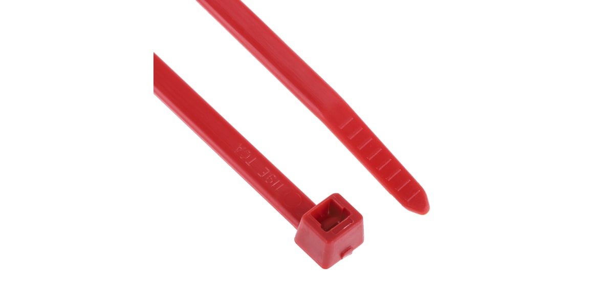 Product image for Red nylon cable tie 200x4.6mm