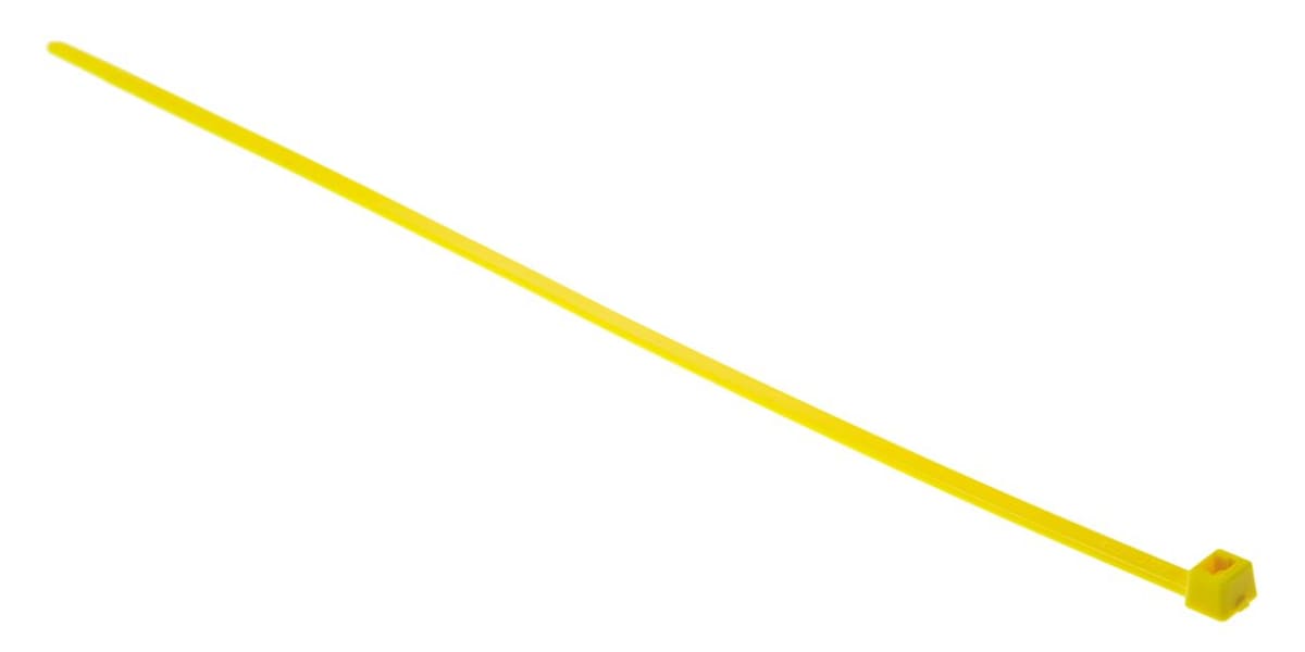 Product image for Yellow nylon cable tie 270x4.6mm