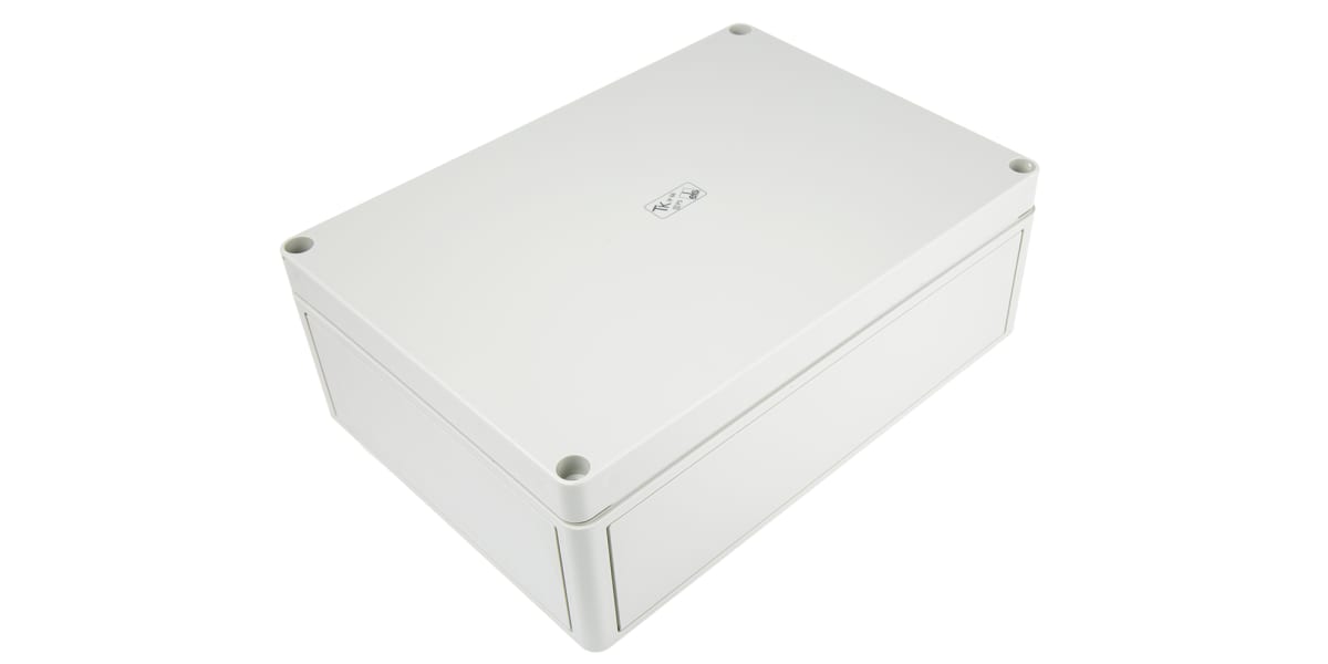 Product image for IP66 BOX WITH GREY LID,254X180X90MM