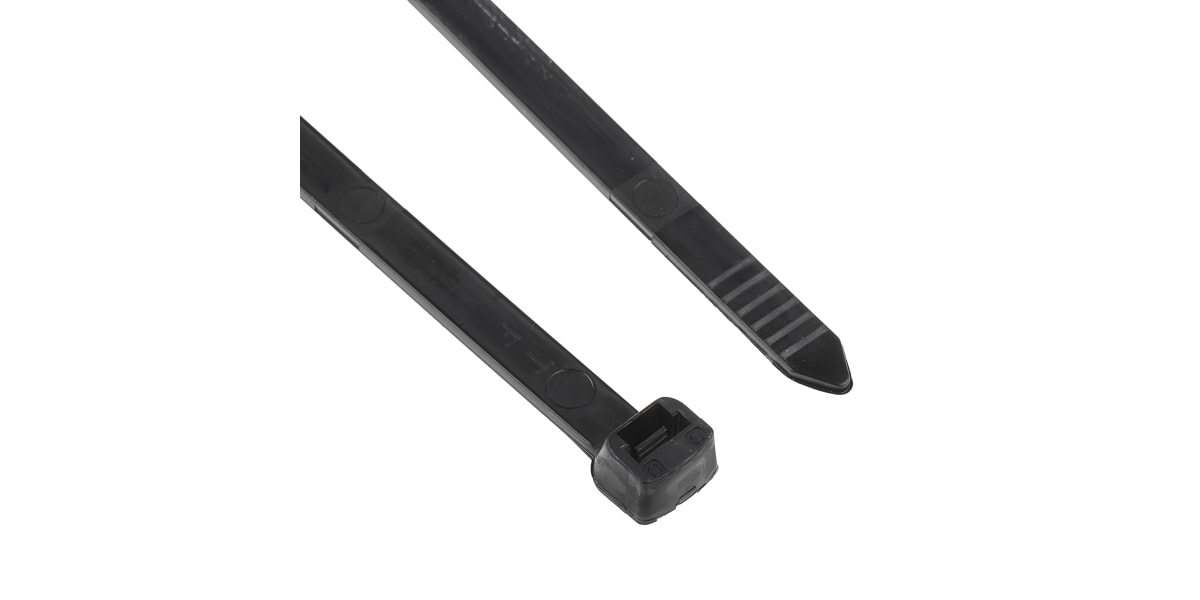 Product image for Thomas & Betts Black Cable Tie Nylon, 368mm x 7.6 mm