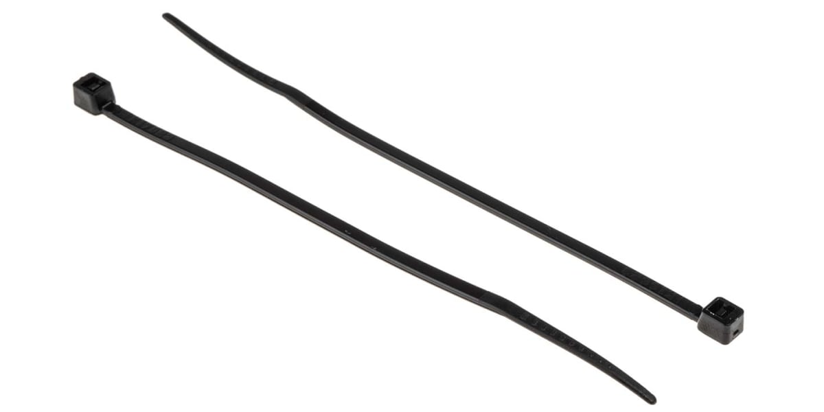 Product image for Cable Tie,100 x 2.5,Black,pack 100