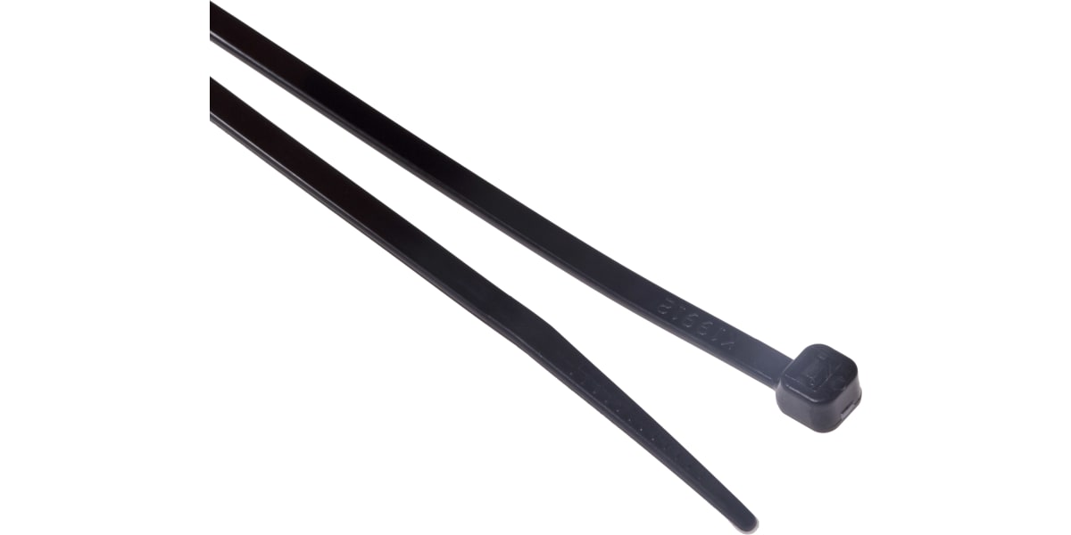 Product image for Cable Tie,150 x 3.6,Black,pack 100