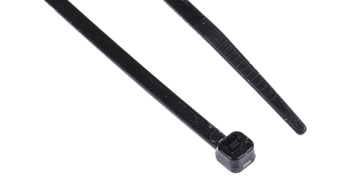 Product image for Cable Tie,150 x 3.6,Black,pack 1000